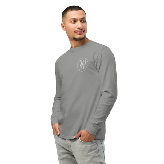 YBYV Comfort Colors Long Sleeve Shirt with Embroidered Circle Logo