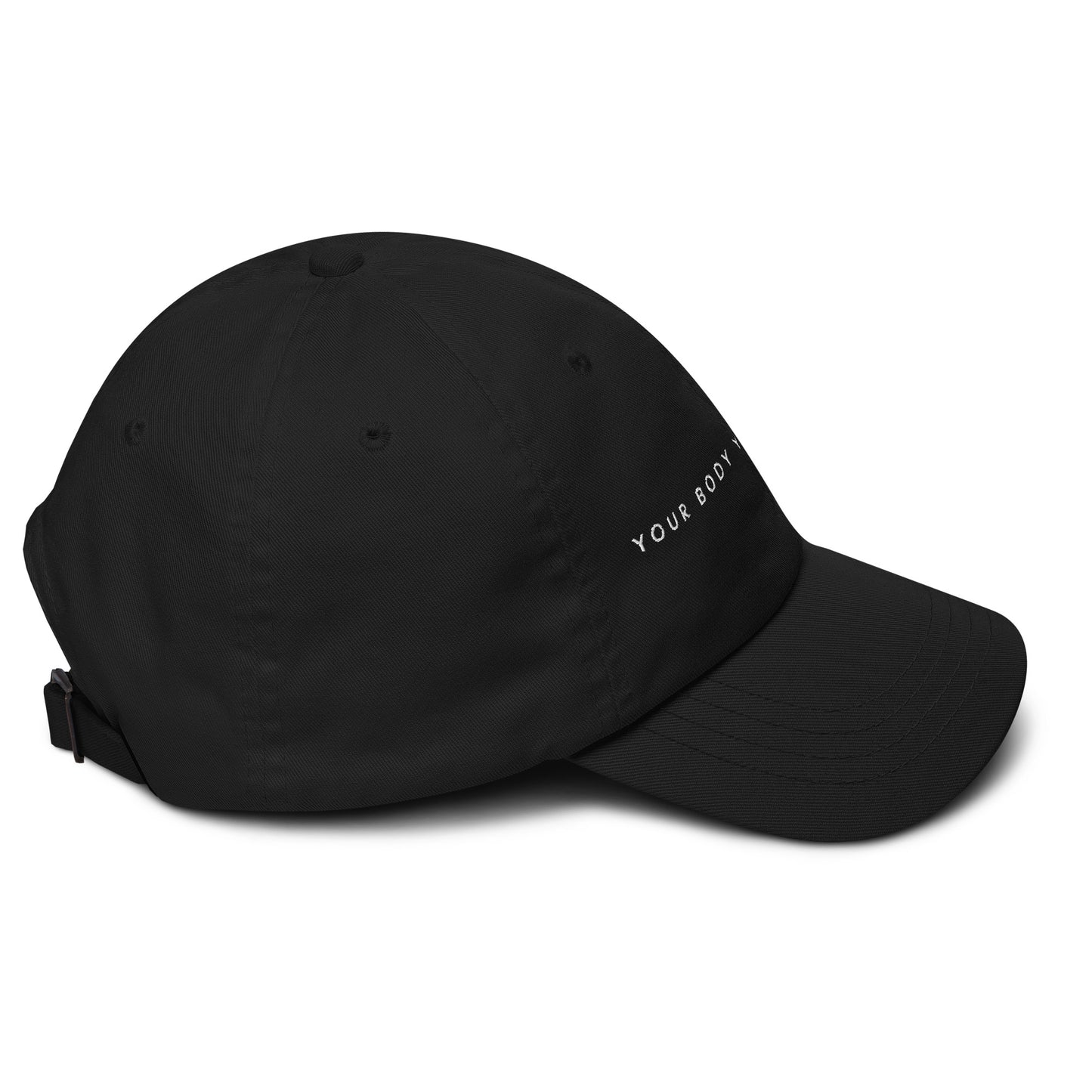 YBYV Dad Hat with Embroidered Minimalist Font