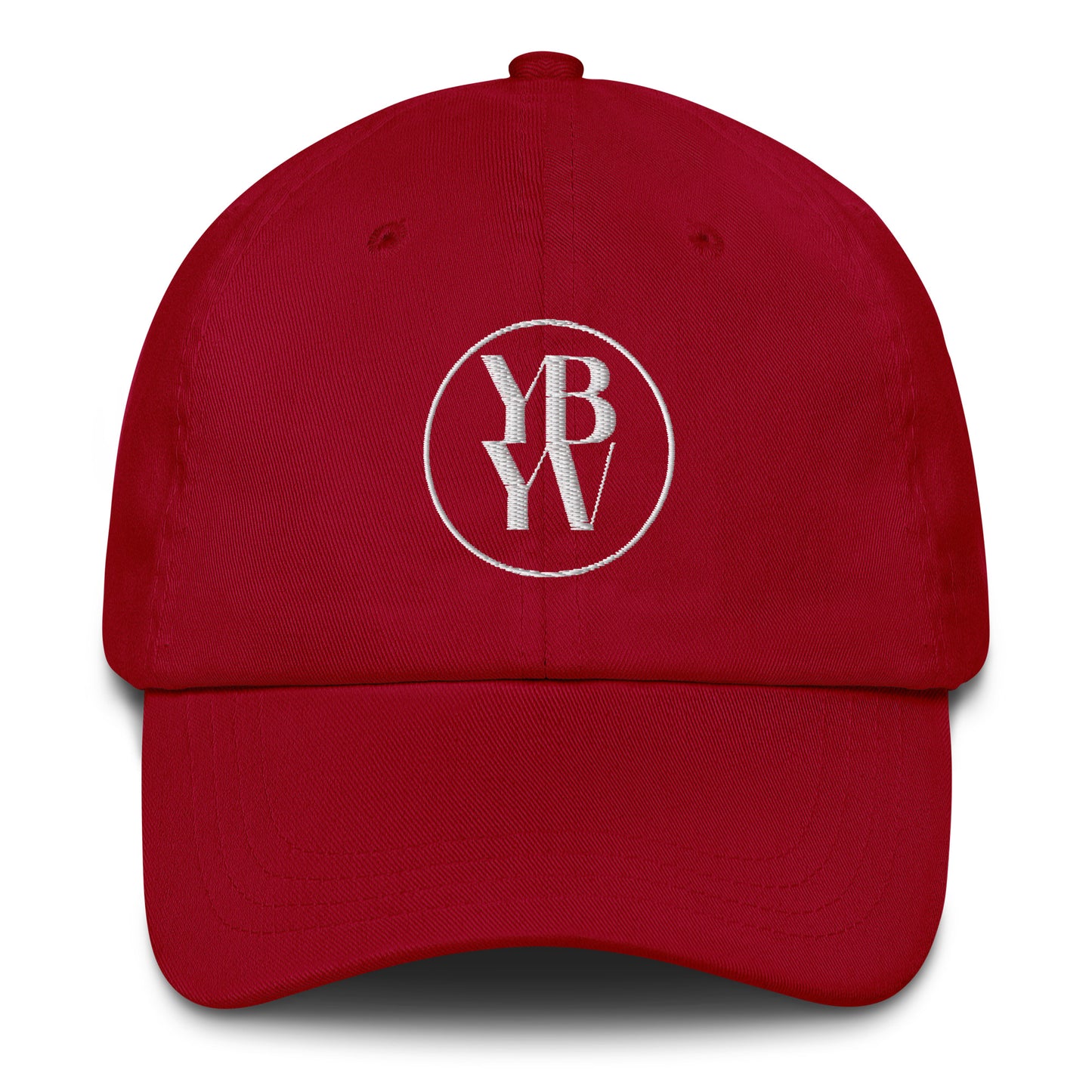 YBYV Dad Hat with Embroidered Circle Logo