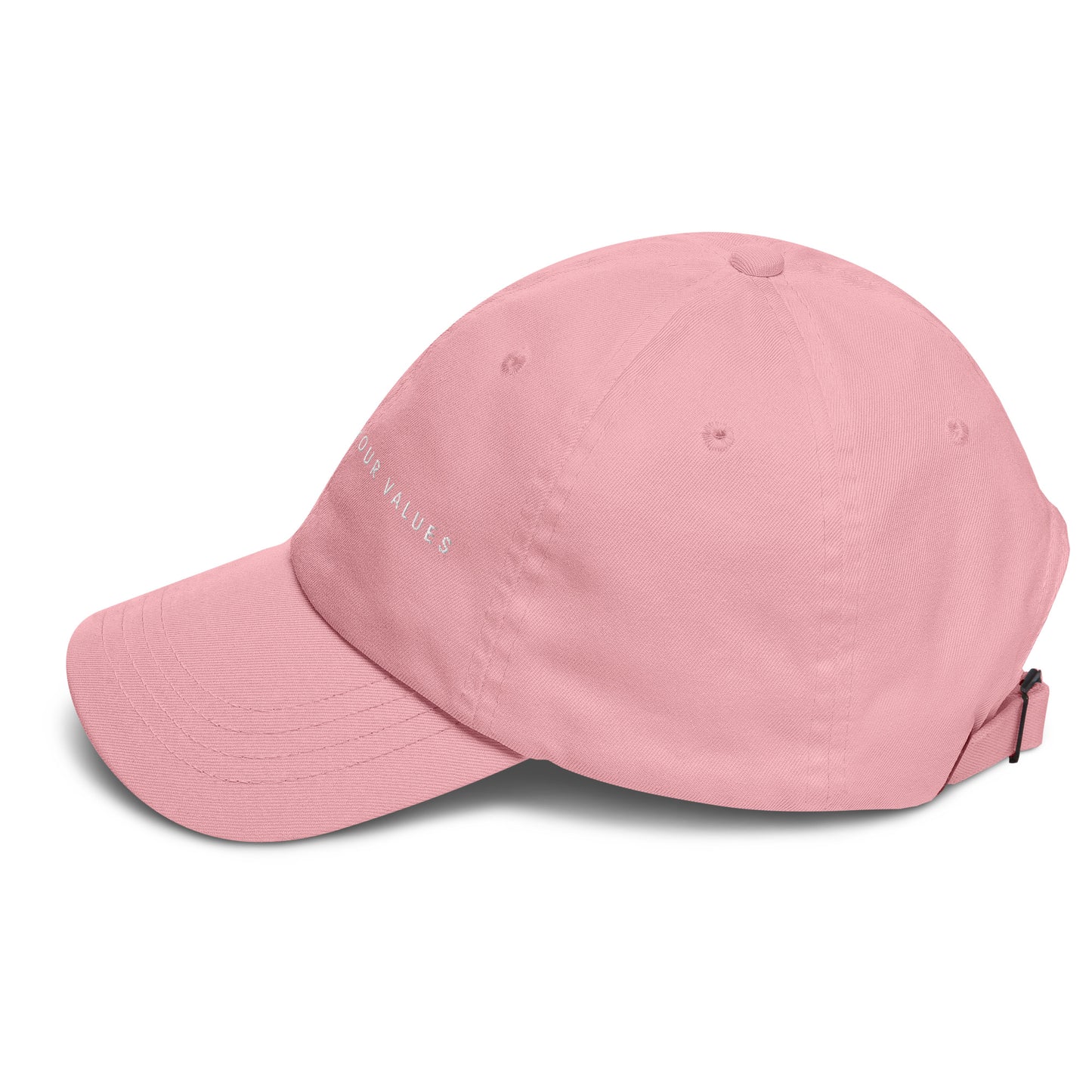 YBYV Dad Hat with Embroidered Minimalist Font