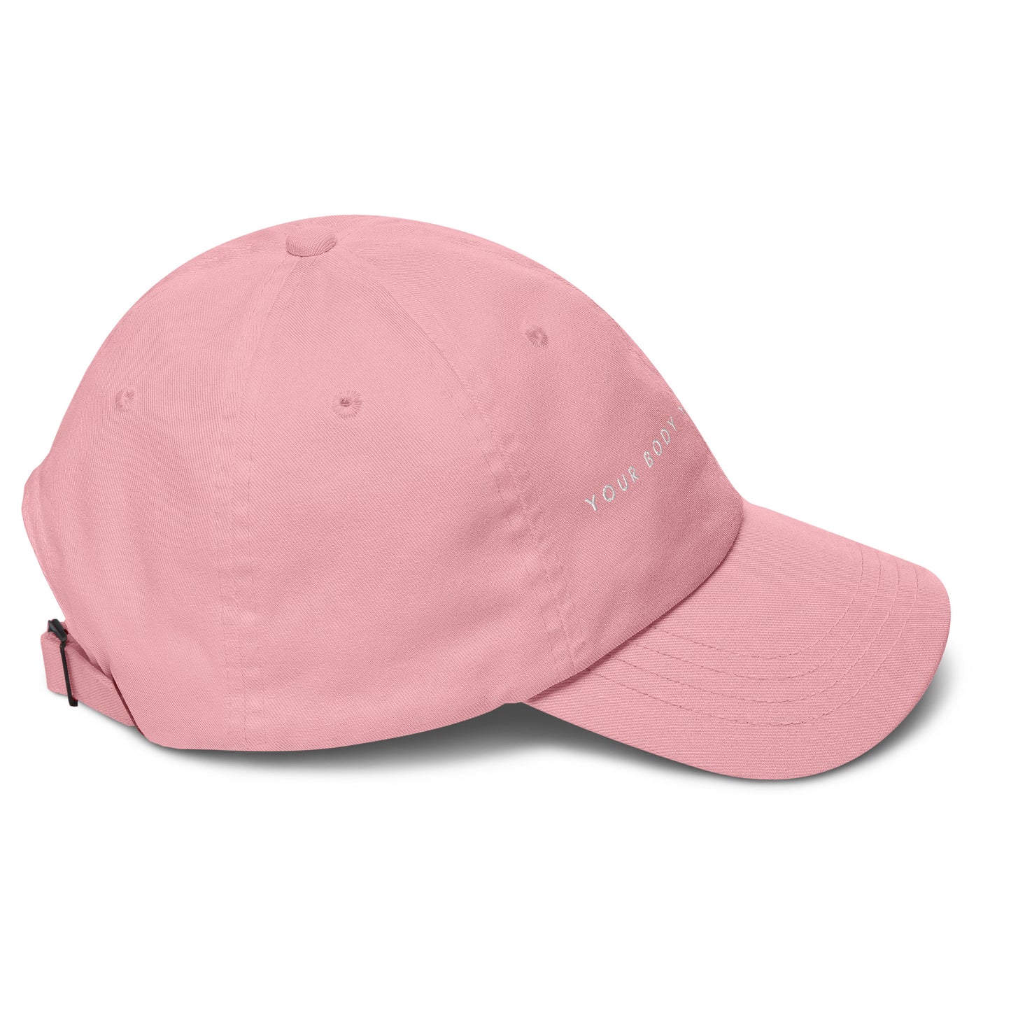 YBYV Dad Hat with Embroidered Minimalist Font