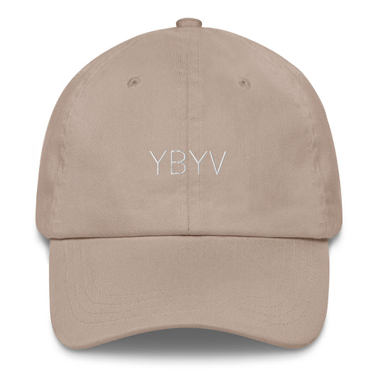 YBYV Dad Hat with Embroidered Minimalist Logo