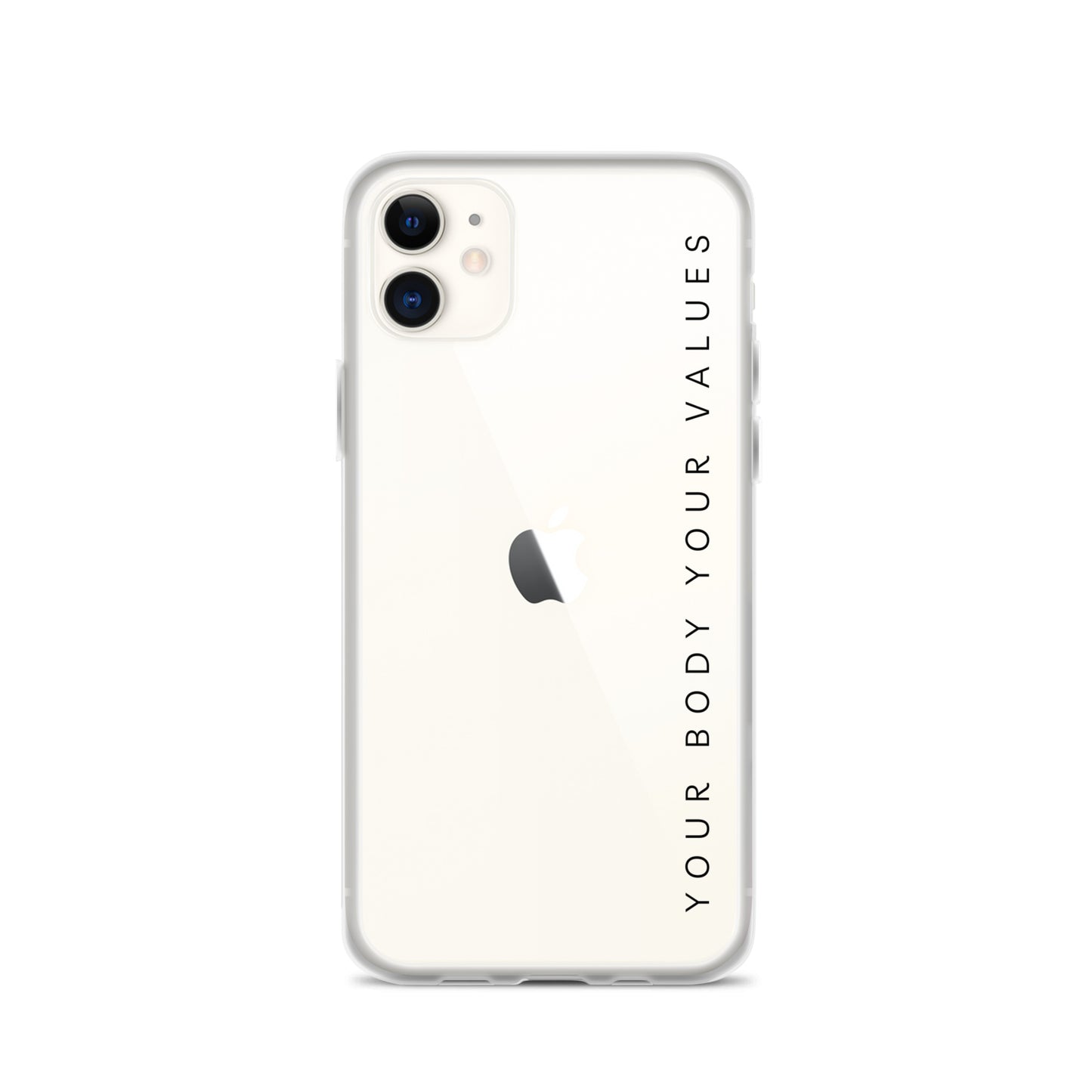 YBYV iPhone Case with Minimalist Font