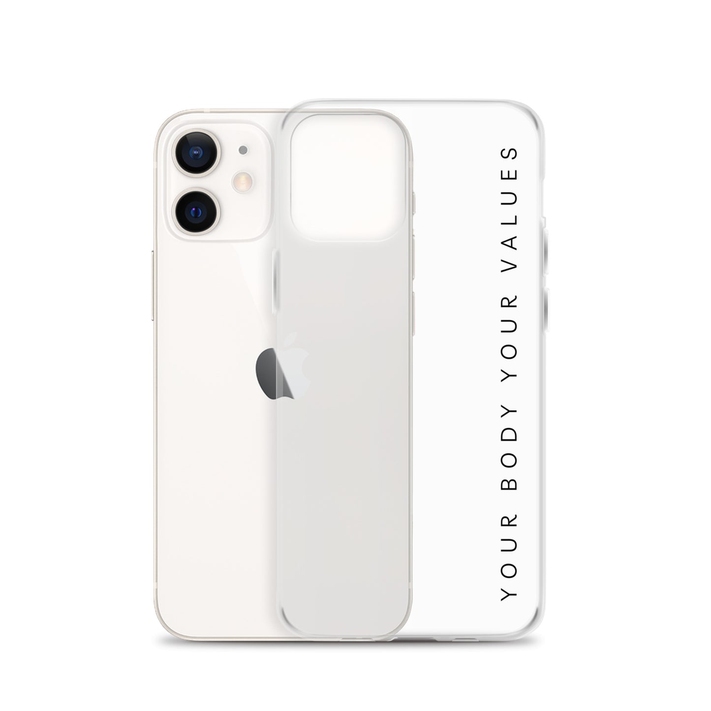 YBYV iPhone Case with Minimalist Font