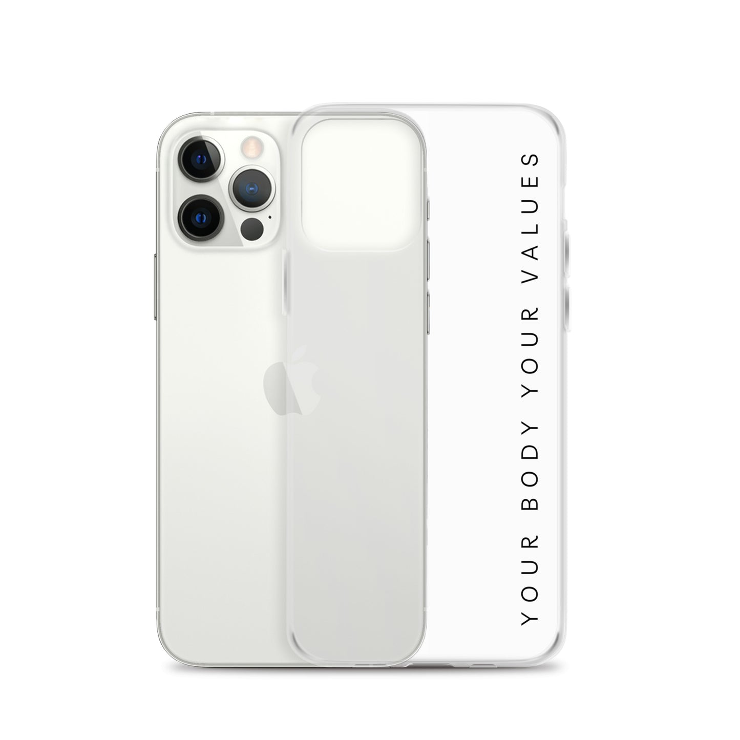 YBYV iPhone Case with Minimalist Font