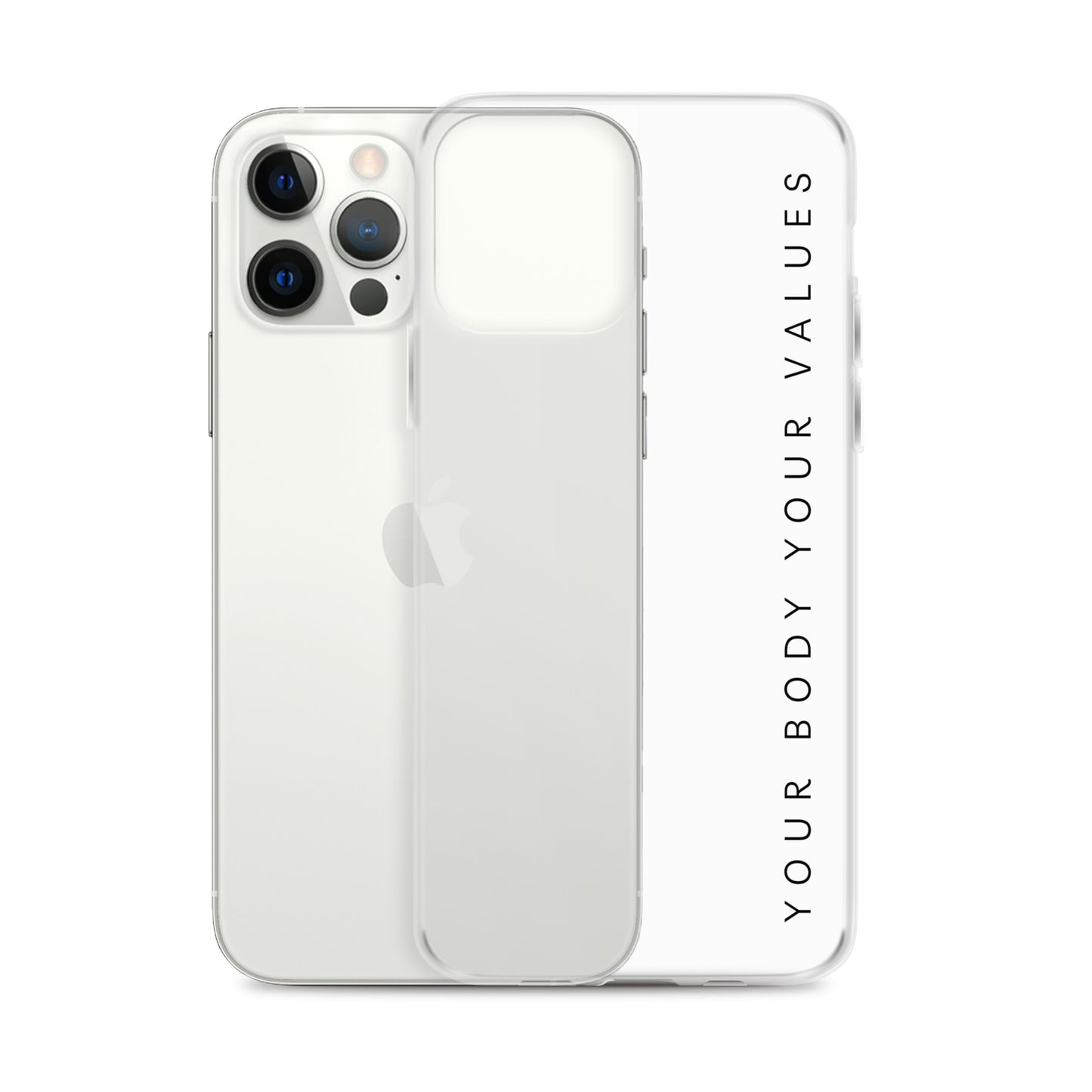 YBYV iPhone Case with Minimalist Font