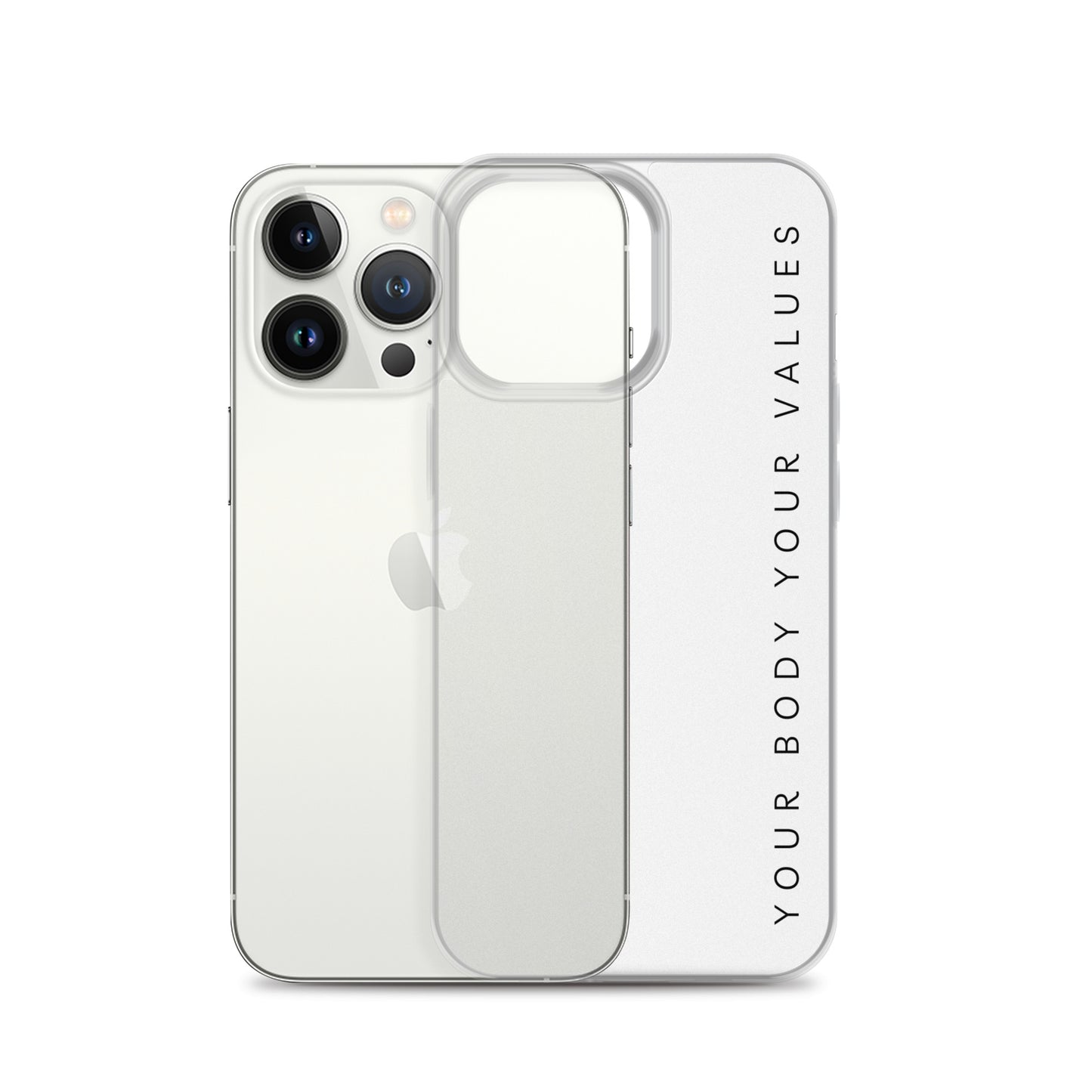 YBYV iPhone Case with Minimalist Font