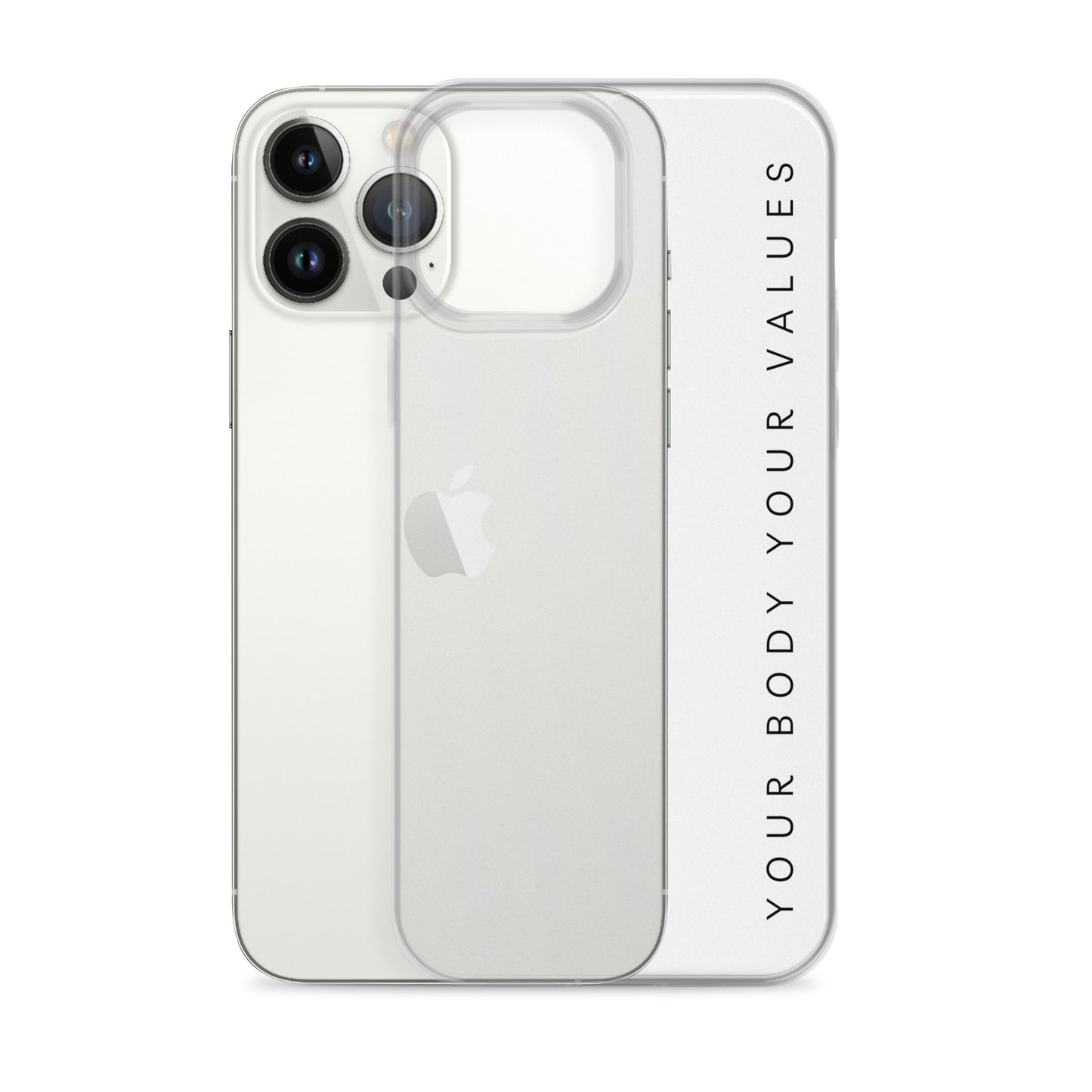 YBYV iPhone Case with Minimalist Font