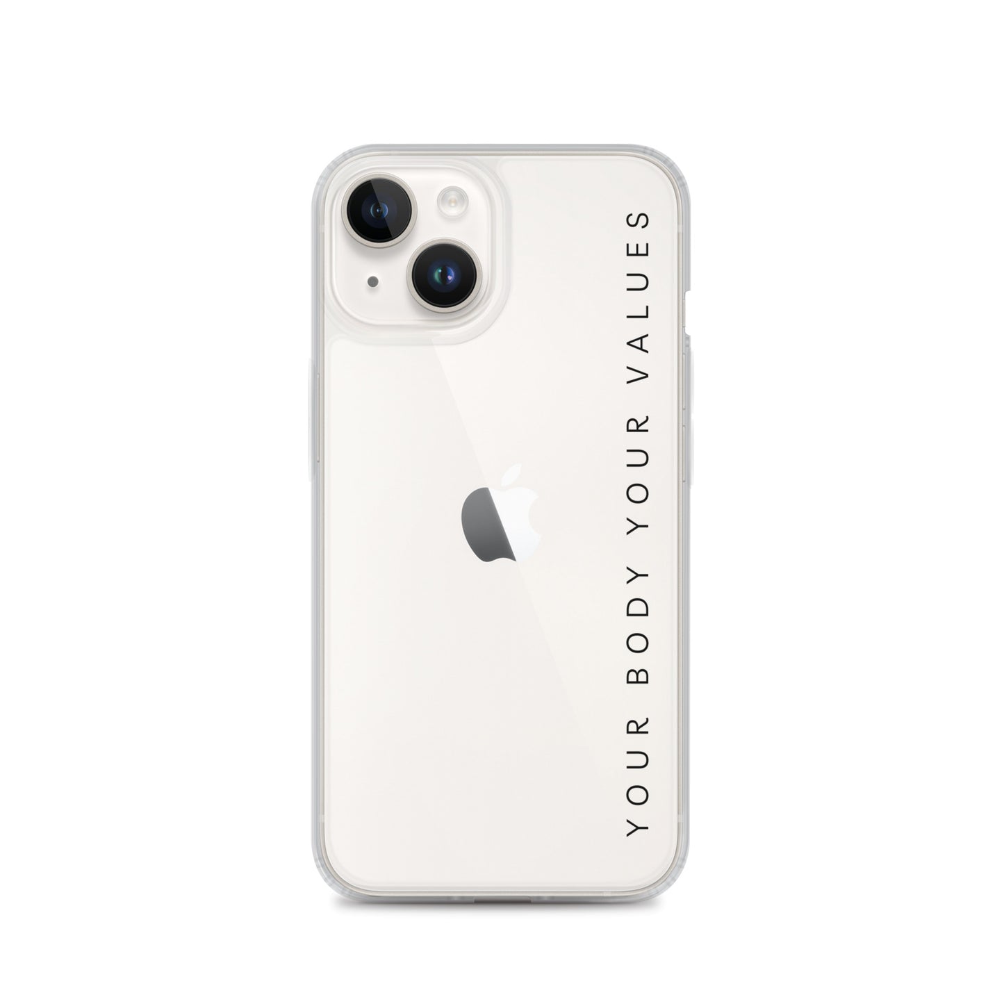 YBYV iPhone Case with Minimalist Font