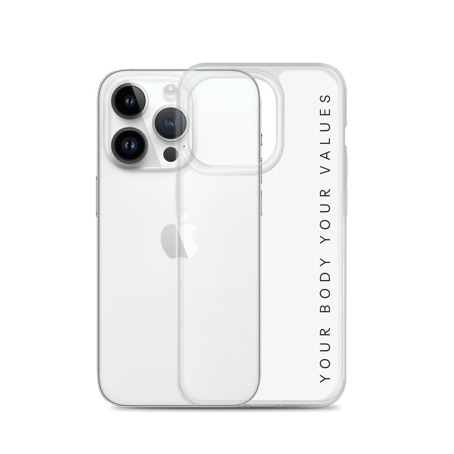 YBYV iPhone Case with Minimalist Font