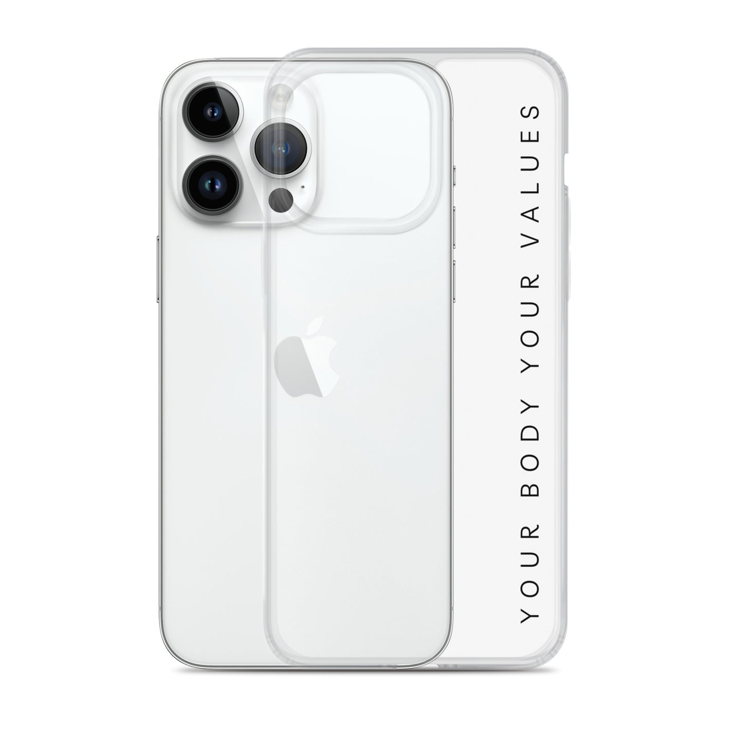 YBYV iPhone Case with Minimalist Font