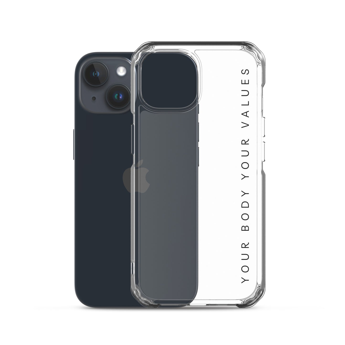 YBYV iPhone Case with Minimalist Font