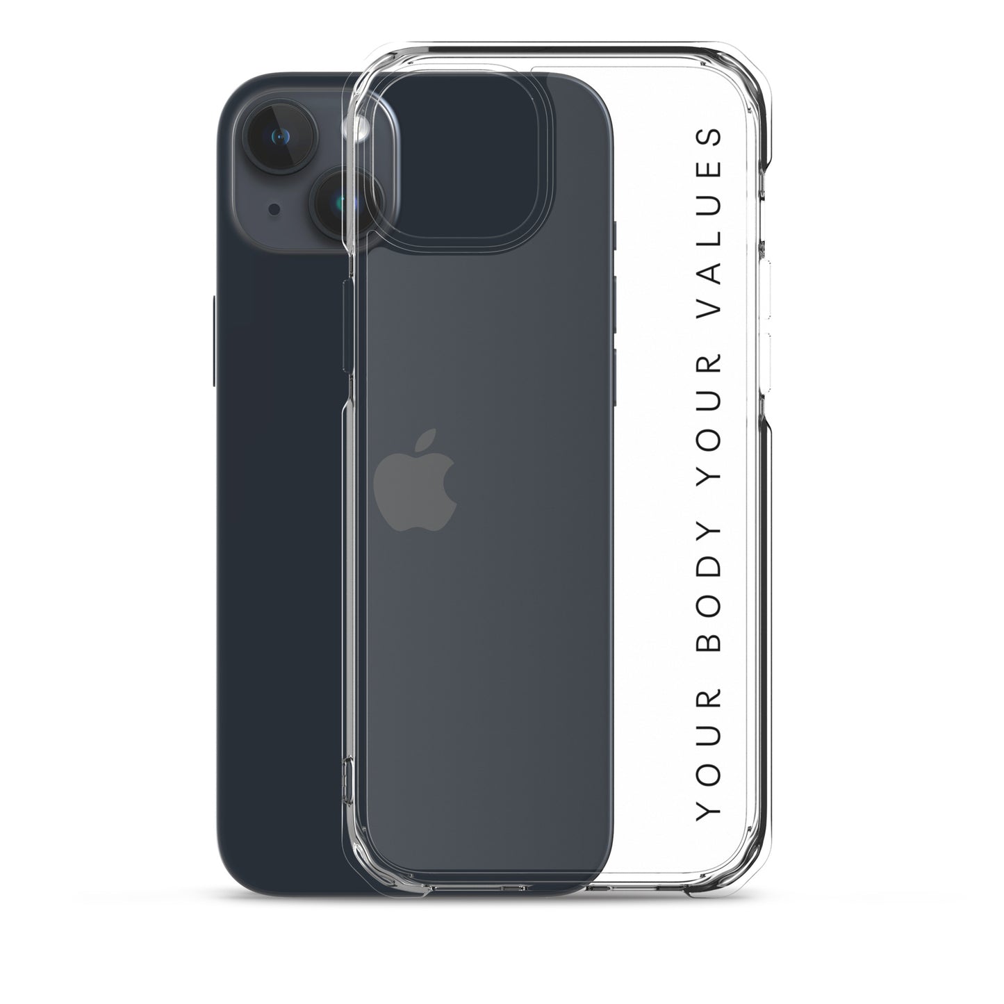 YBYV iPhone Case with Minimalist Font