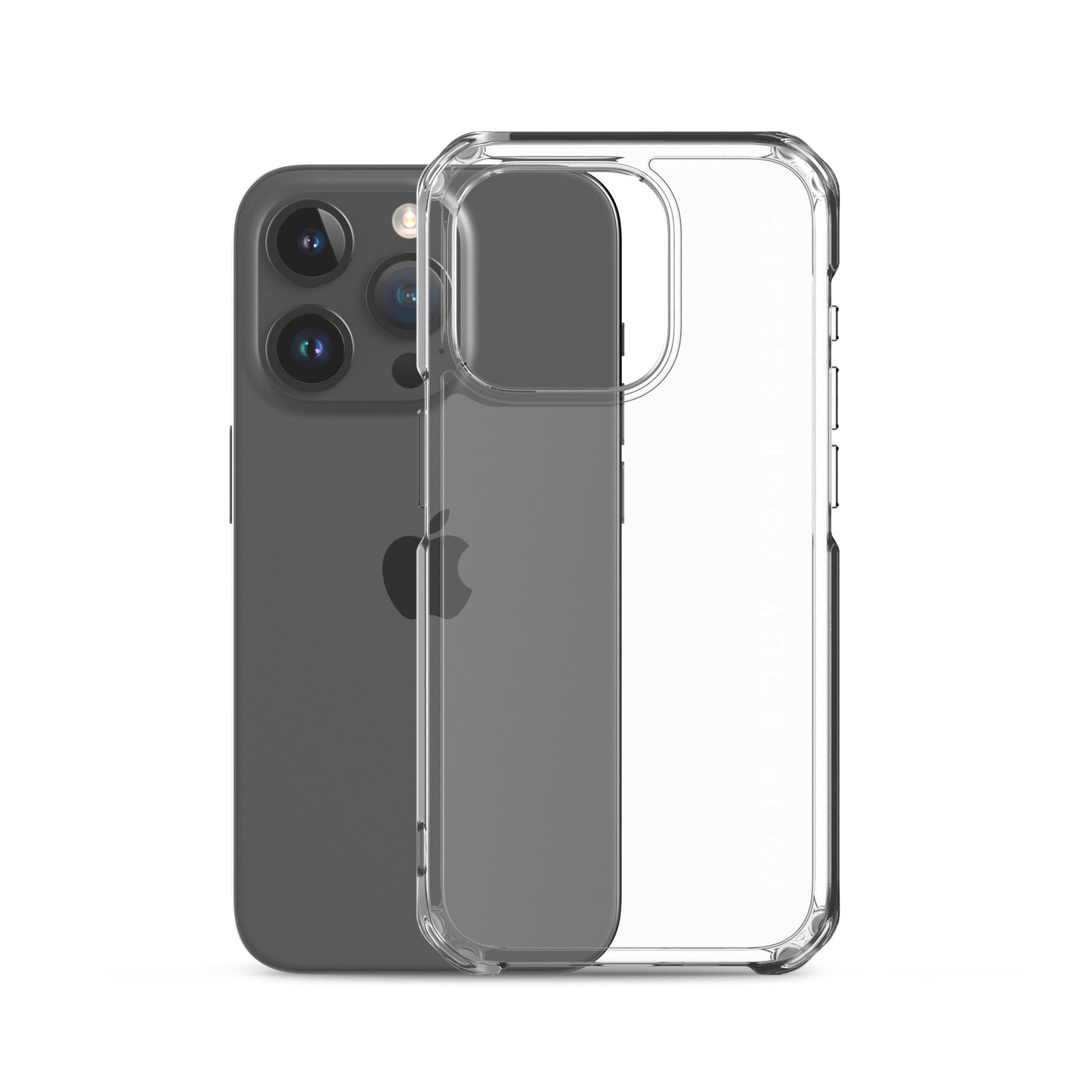 YBYV iPhone Case with Minimalist Font