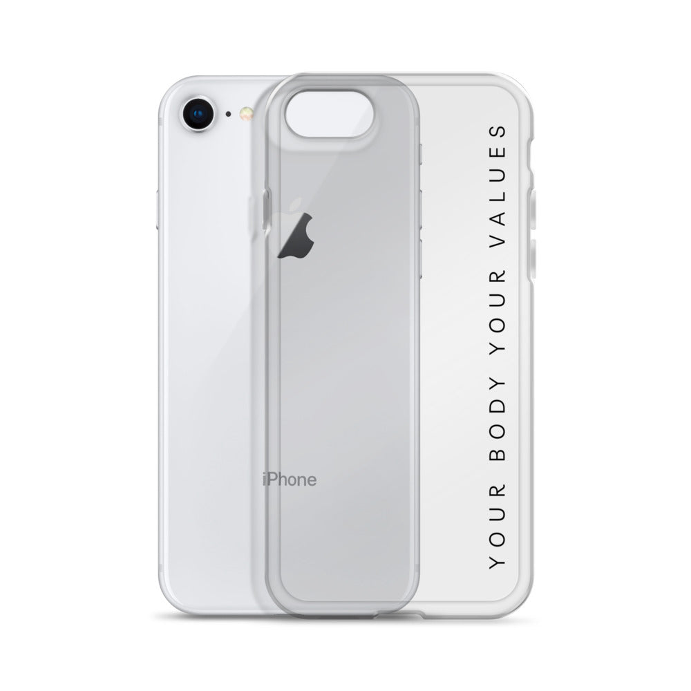 YBYV iPhone Case with Minimalist Font