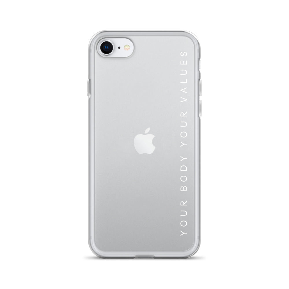 YBYV iPhone Case with Minimalist Font