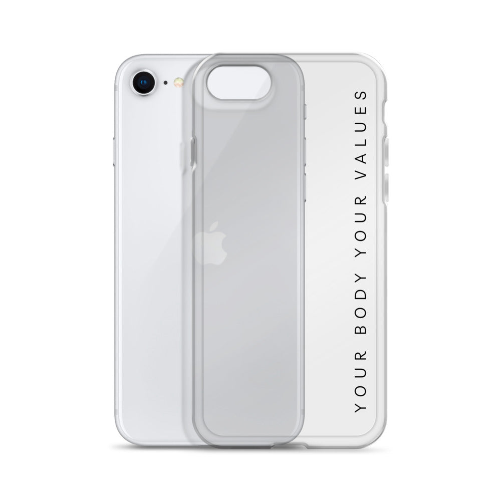 YBYV iPhone Case with Minimalist Font