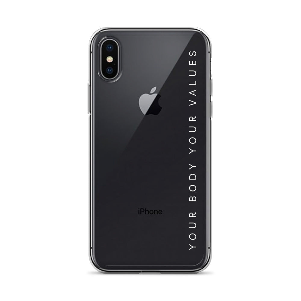 YBYV iPhone Case with Minimalist Font