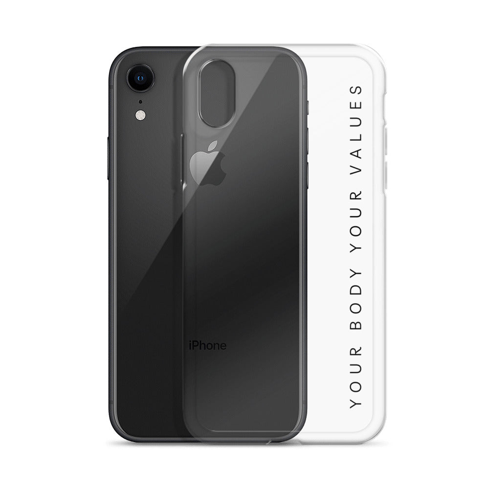 YBYV iPhone Case with Minimalist Font