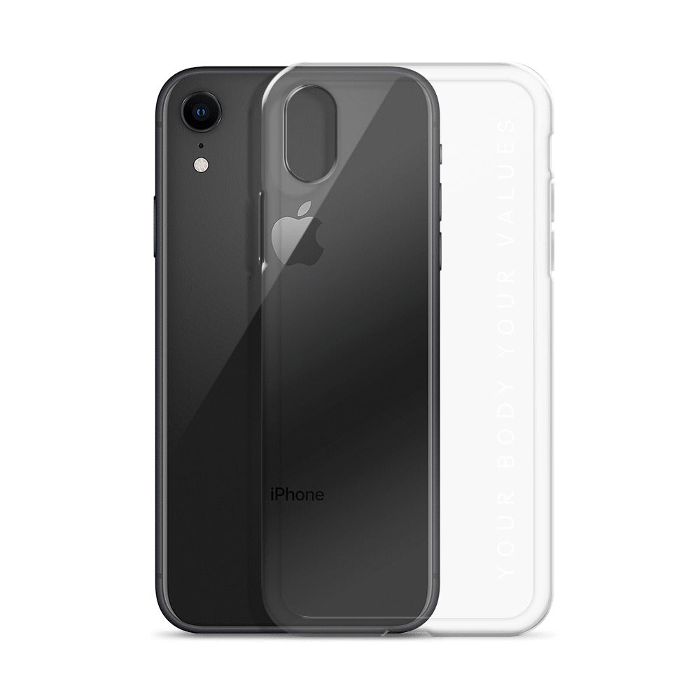 YBYV iPhone Case with Minimalist Font