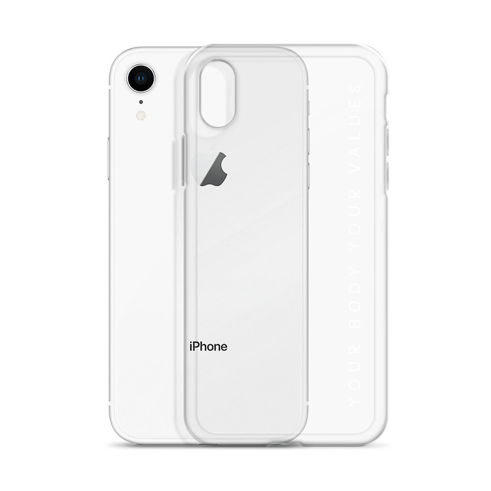 YBYV iPhone Case with Minimalist Font