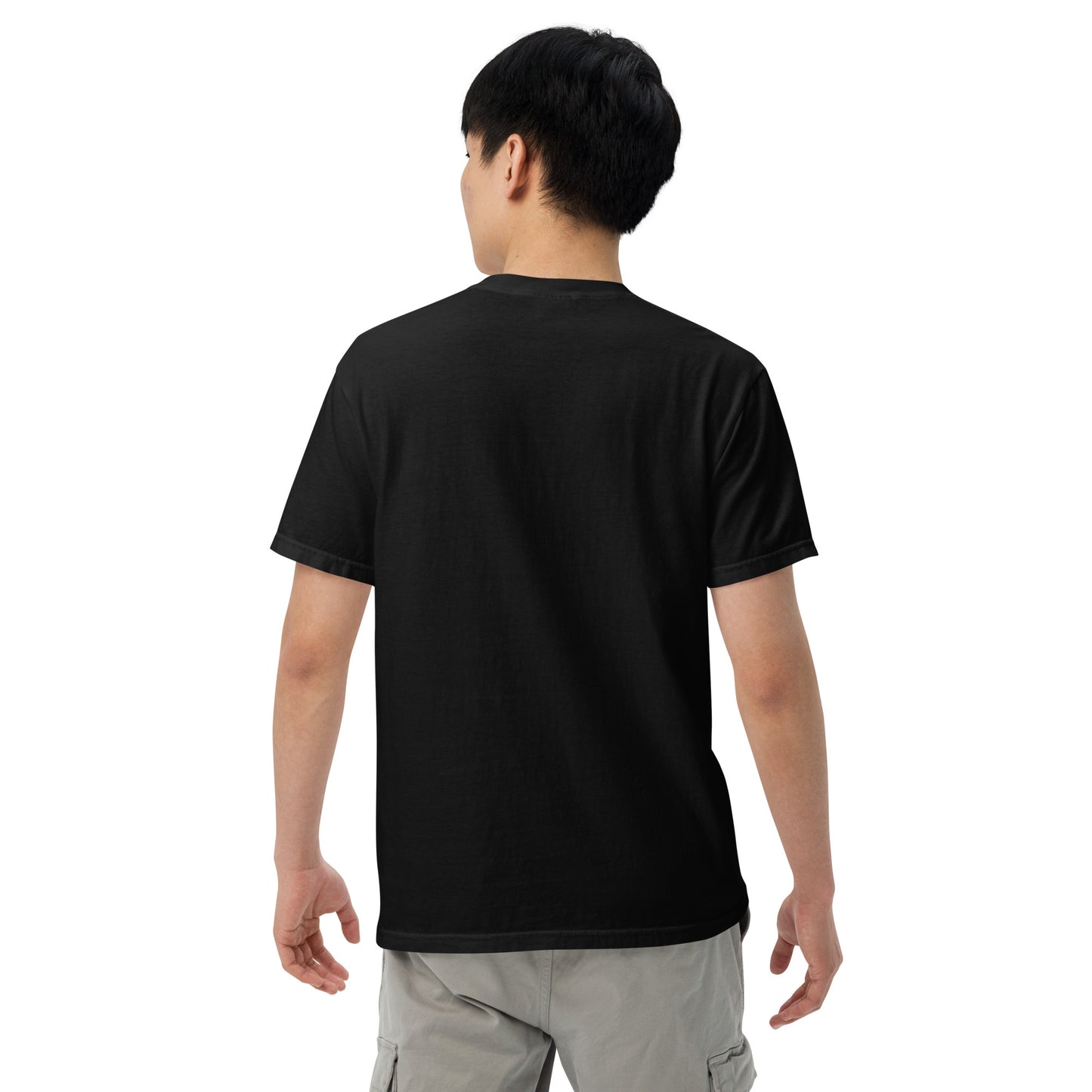 YBYV Comfort Colors T-Shirt with Black Embroidered Circle Logo