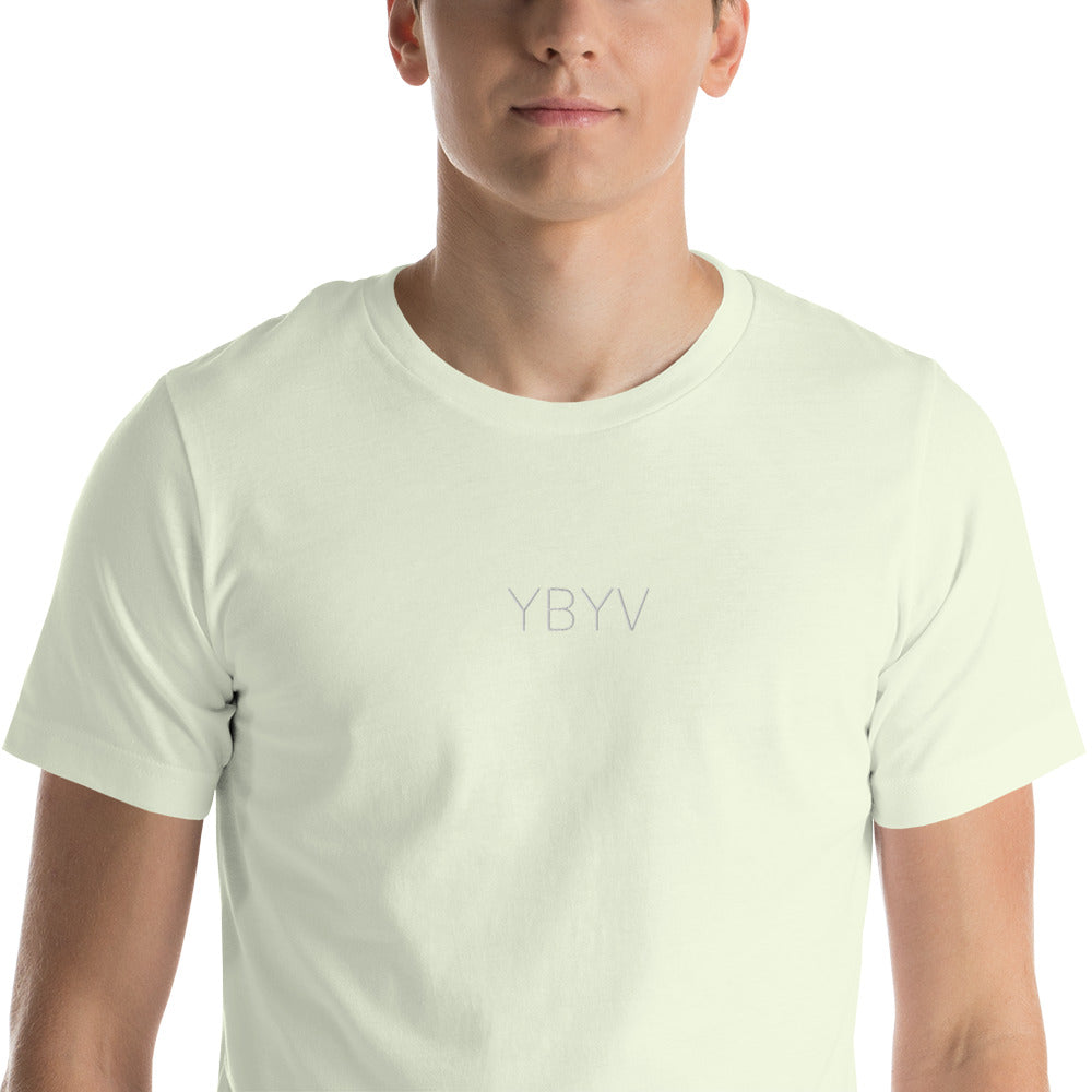 YBYV T-Shirt with Embroidered Minimalist Logo