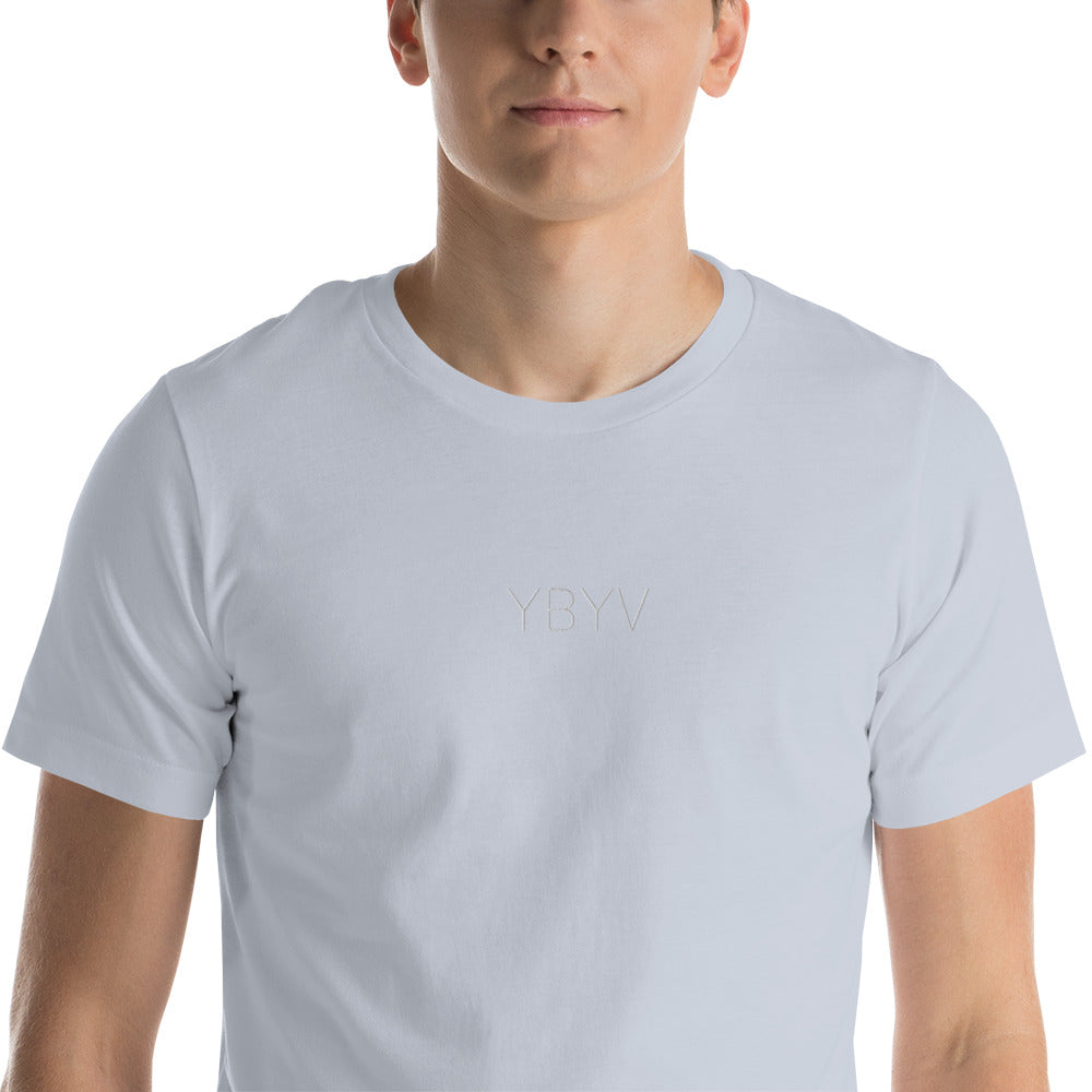 YBYV T-Shirt with Embroidered Minimalist Logo