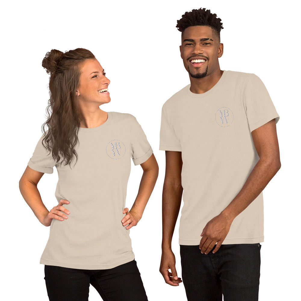 YBYV T-Shirt with Embroidered Circle Logo